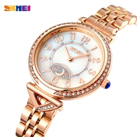 rose gold luxury women quartz watches skmei top brand elegant style creativity dial wristwatch women watch fashion ladies montre