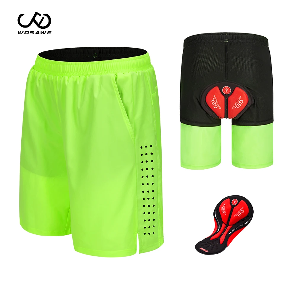 WOSAWE удобное нижнее белье для велоспорта губка гель MTB велосипедные шорты горные