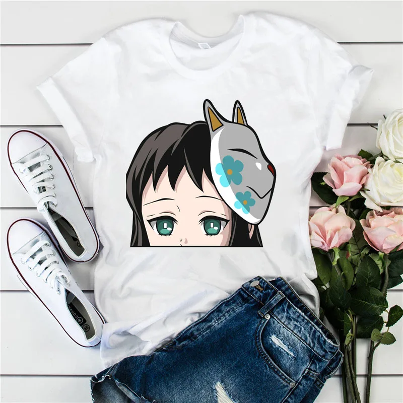 

Kawaii 2000s Aesthetic Manga Women's Gothic Clothing Cute Japanese Two-Dimensional Space T-Shirts New Style Causal T-Shirts