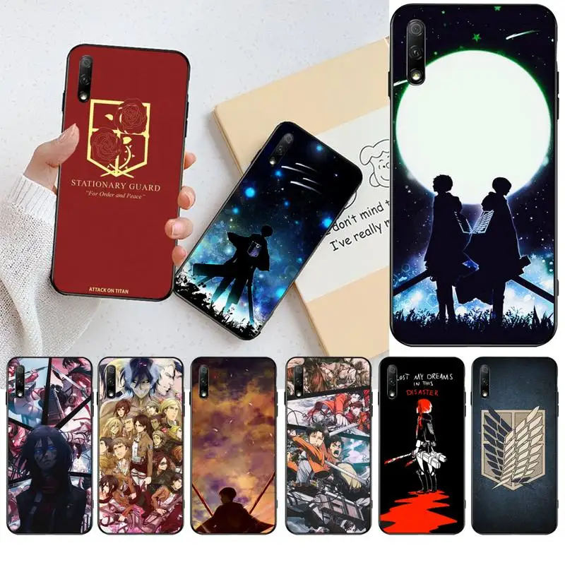 Чехол для телефона CUTEWANAN Anime Attack on Titan роскошный уникальный дизайн Huawei Nova 6se 7 7pro 7se