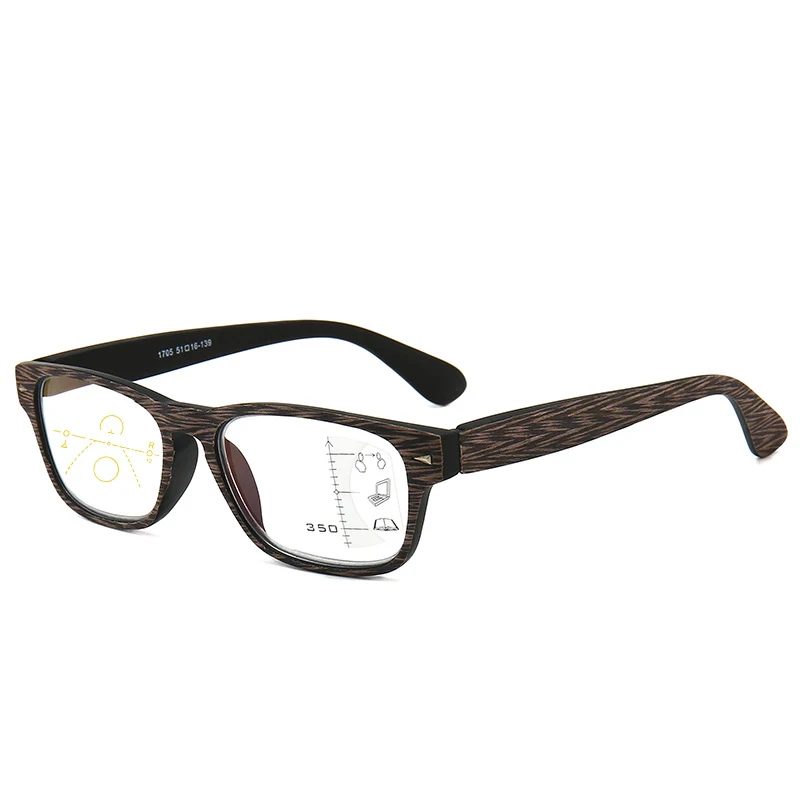 

2020 Close to nature Frame Progressive Multifocal Reading Glasses Men Fashion Far And Near Multi-focus Reading Glasses Women