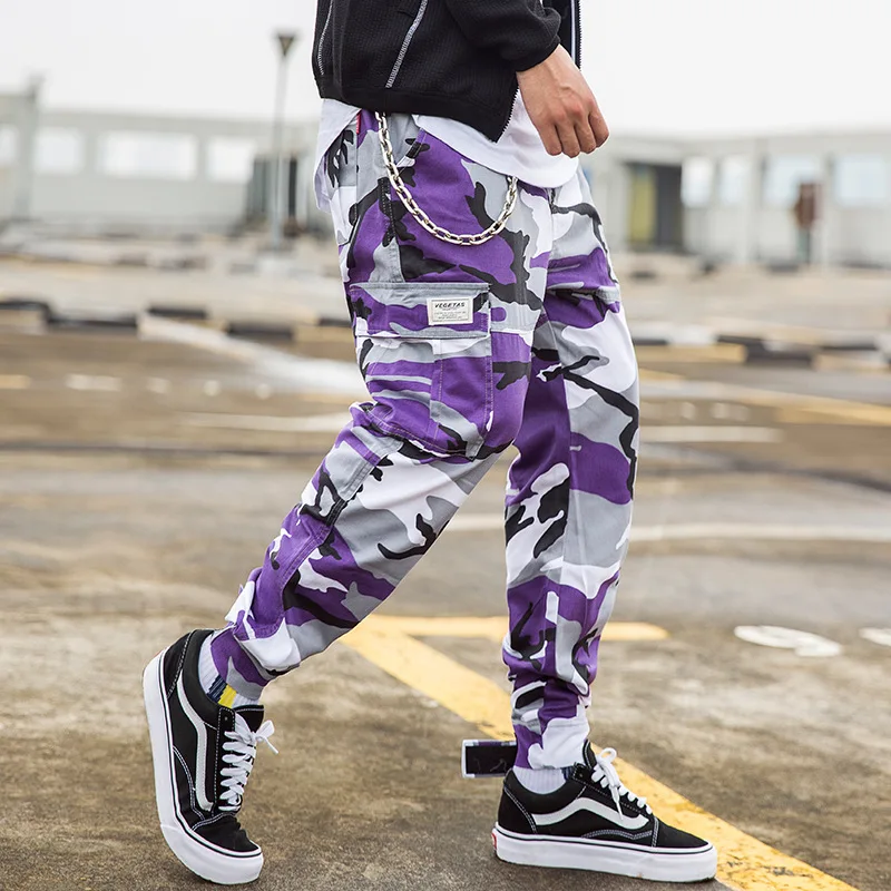 Zogaa 2019 новые модные мужские камуфляжные военные брюки карго свободные уличные