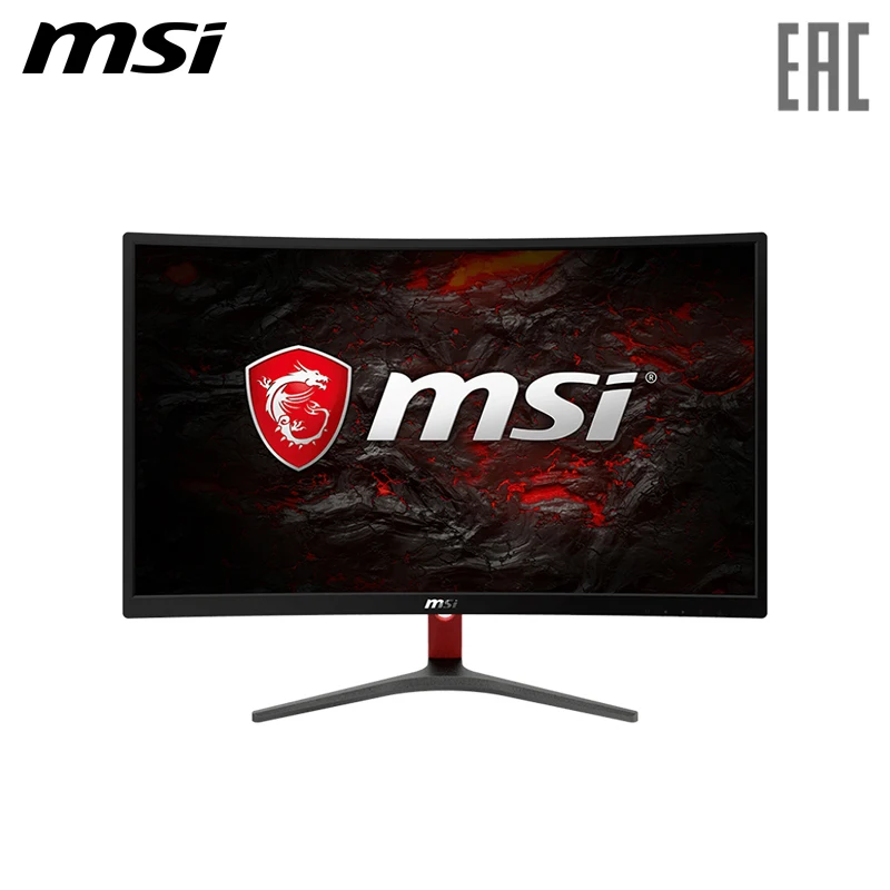 Монитор игровой MSI 24" Optix G24C Черный (Изогнутый VA 1920x1080 1 мс 144 Гц) - купить по