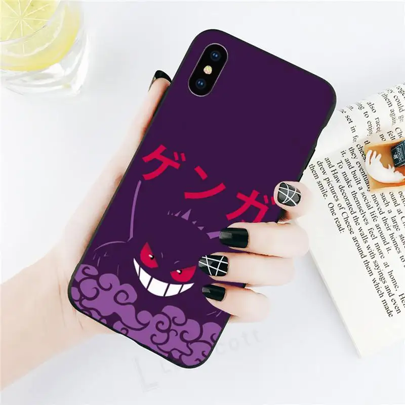 

Gengar Haunter anime fashion design capa cover funda Phone Case for iPhone 11 12 pro XS MAX 8 7 6 6S Plus X 5S SE 2020 XR