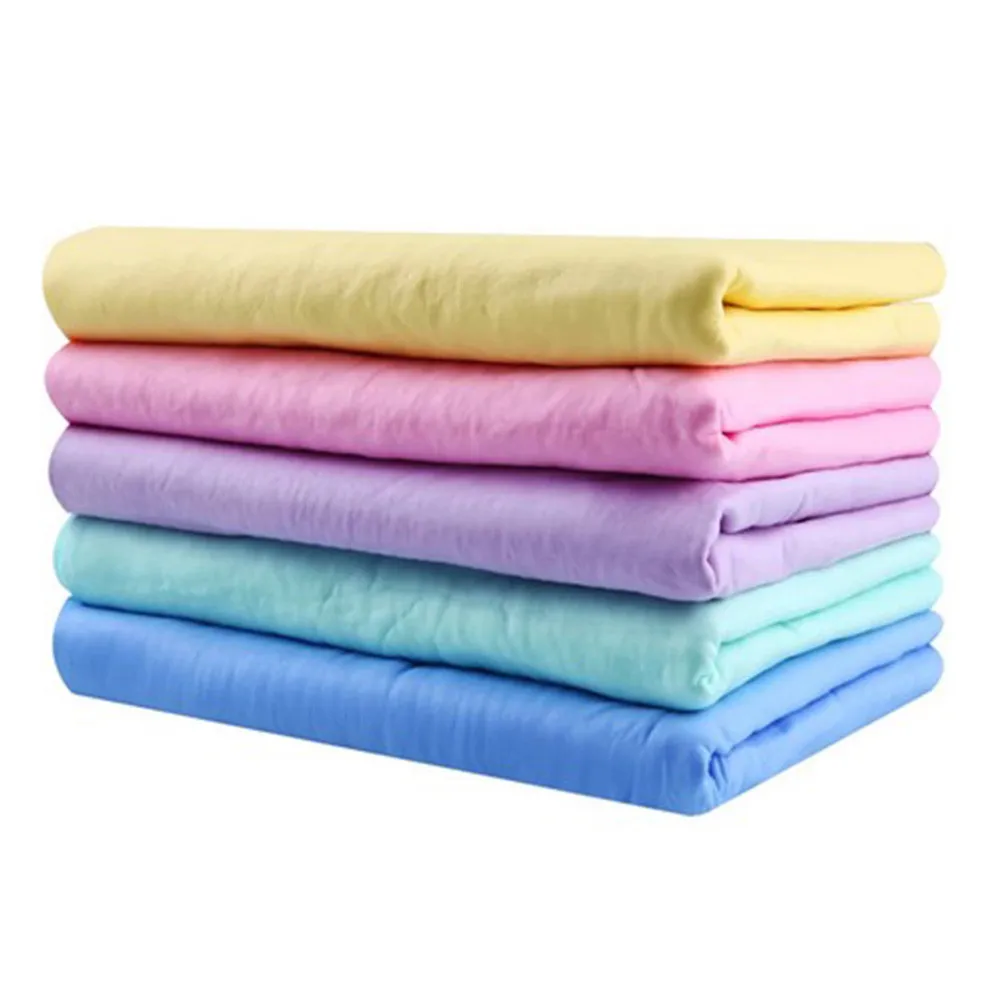 

Super Microfiber Car Wash Towel 43x32x0.2CM Cleaning PEVA Towel Synthetic Suede Car Cleaning Drying Cloth Hemming Auto Care