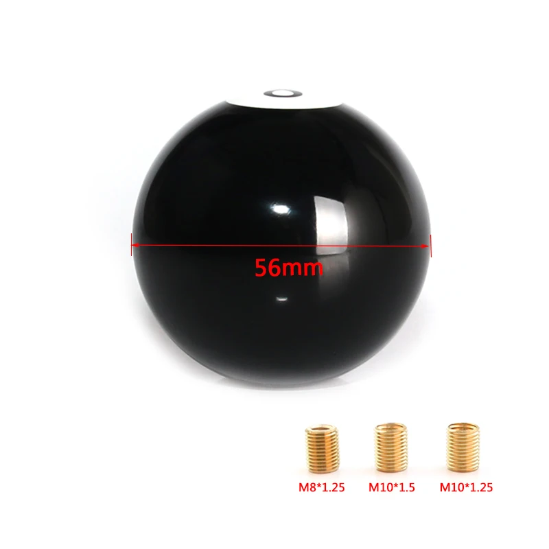 

black 8 Ball Gear Knob / Short shifter Knob For Universal Car Acrylic BLACK 8 Ball for