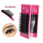 Ресницы индивидуальное наращивание ресниц натуральные мягкие объемные из искусственной норки, классические корейские шелковые ресницы ручной работы, 20 мм