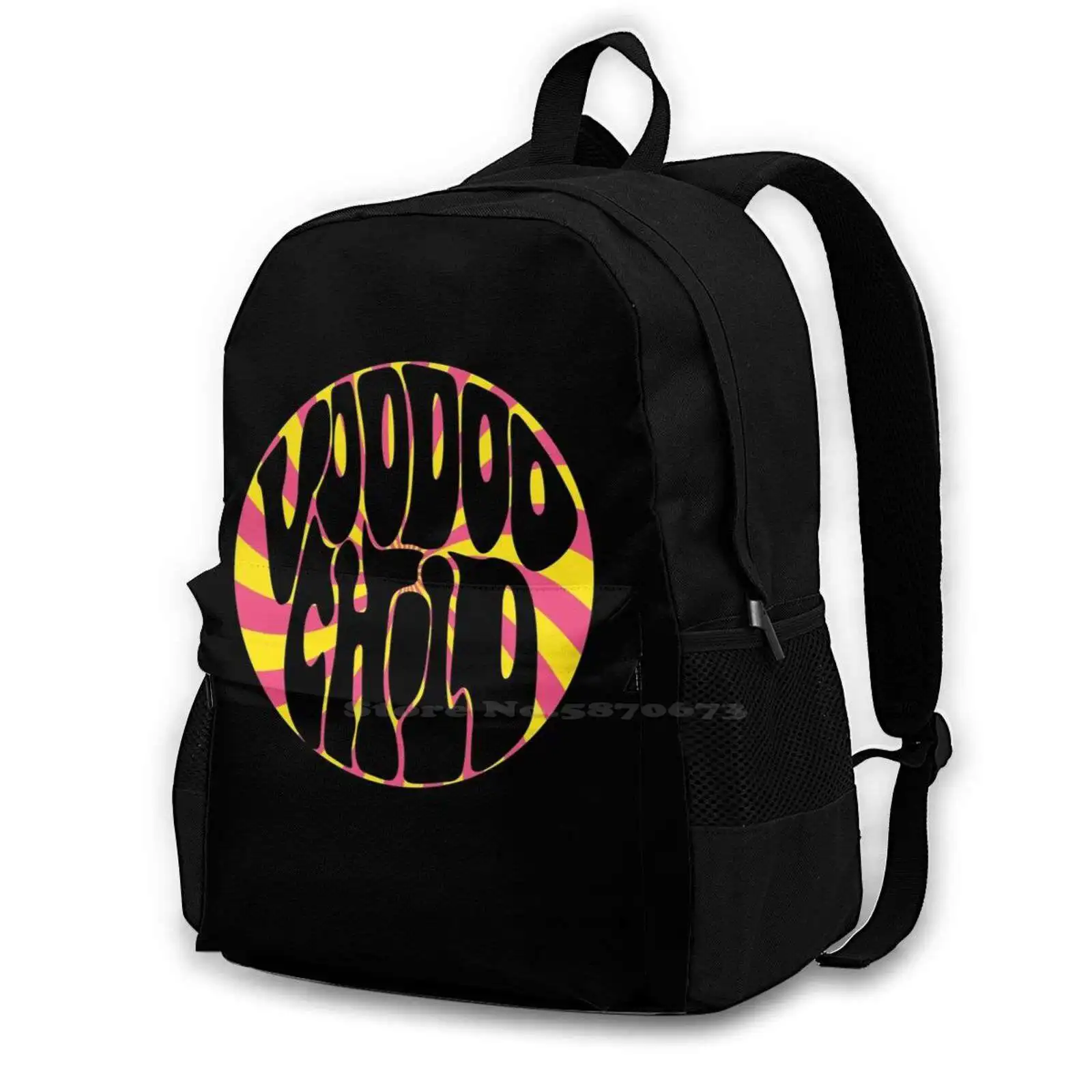 

Voodoo Child Women Men Teens Laptop Travel School Bags Bold As Love Voodoo Child Music Icon Woodstock