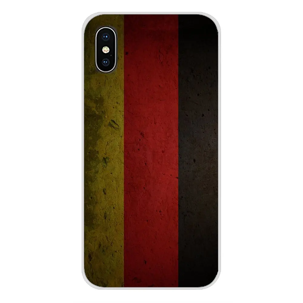 Чехлы для телефонов Apple iPhone X XR XS 11Pro MAX 4S 5C SE 6S 7 8 Plus ipod touch 5 6 аксессуары с немецким
