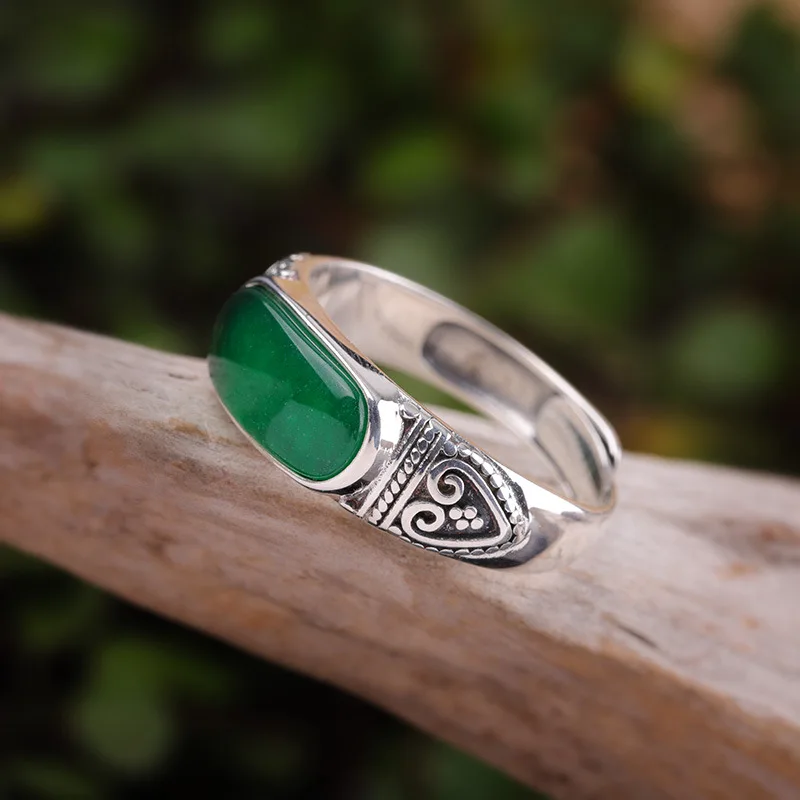 Модные Винтажные кольца в форме сердца без угли для женщин квадратный халцедон