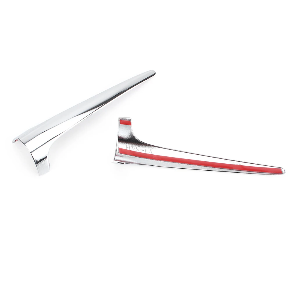 LUCKMART 8 шт./компл. ABS Хромированная боковая Дверная ручка Крышка отделка Подходит