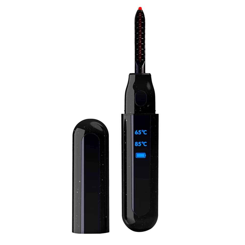 

With LCD Display Battery Operated Intelligent USB Rechargeable Styling Makeup Tools Home Professional Electric Eyelash Curler
