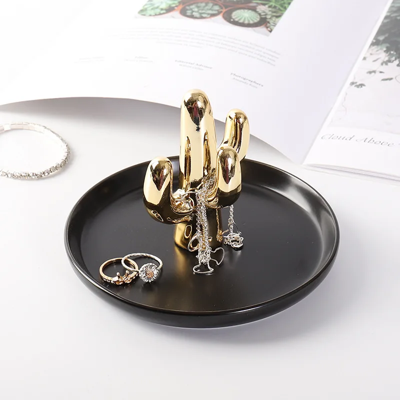 Керамический органайзер для ювелирных изделий подносы хранения еды тарелок