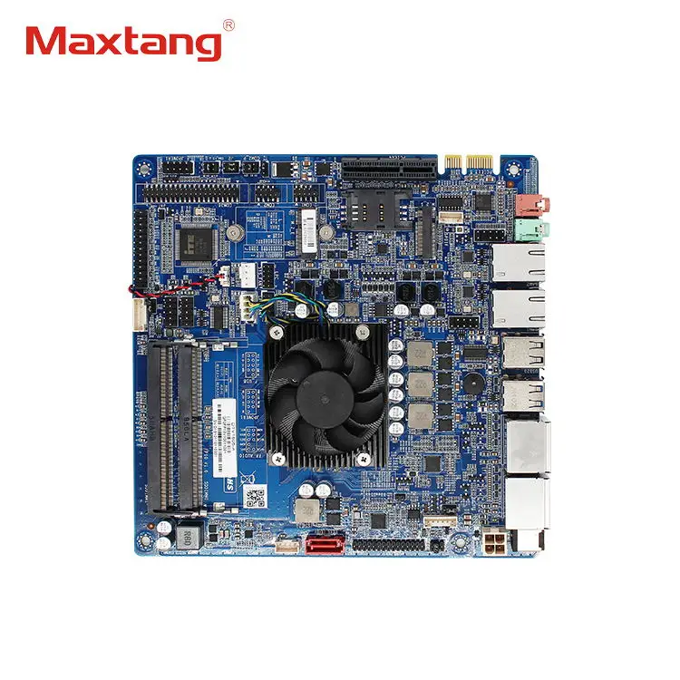 

Maxtang hot sale FP10 mini-ITX embedded motherboard with TPM module dual-channel DDR4 memory dual Lan 6RS232