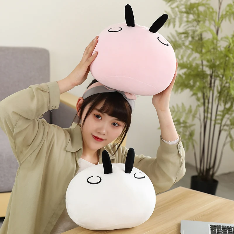 

Cute round dumpling pillow creative tuanzi soft stuffed cushion sofa back cushion noon break pillow birthday gift
