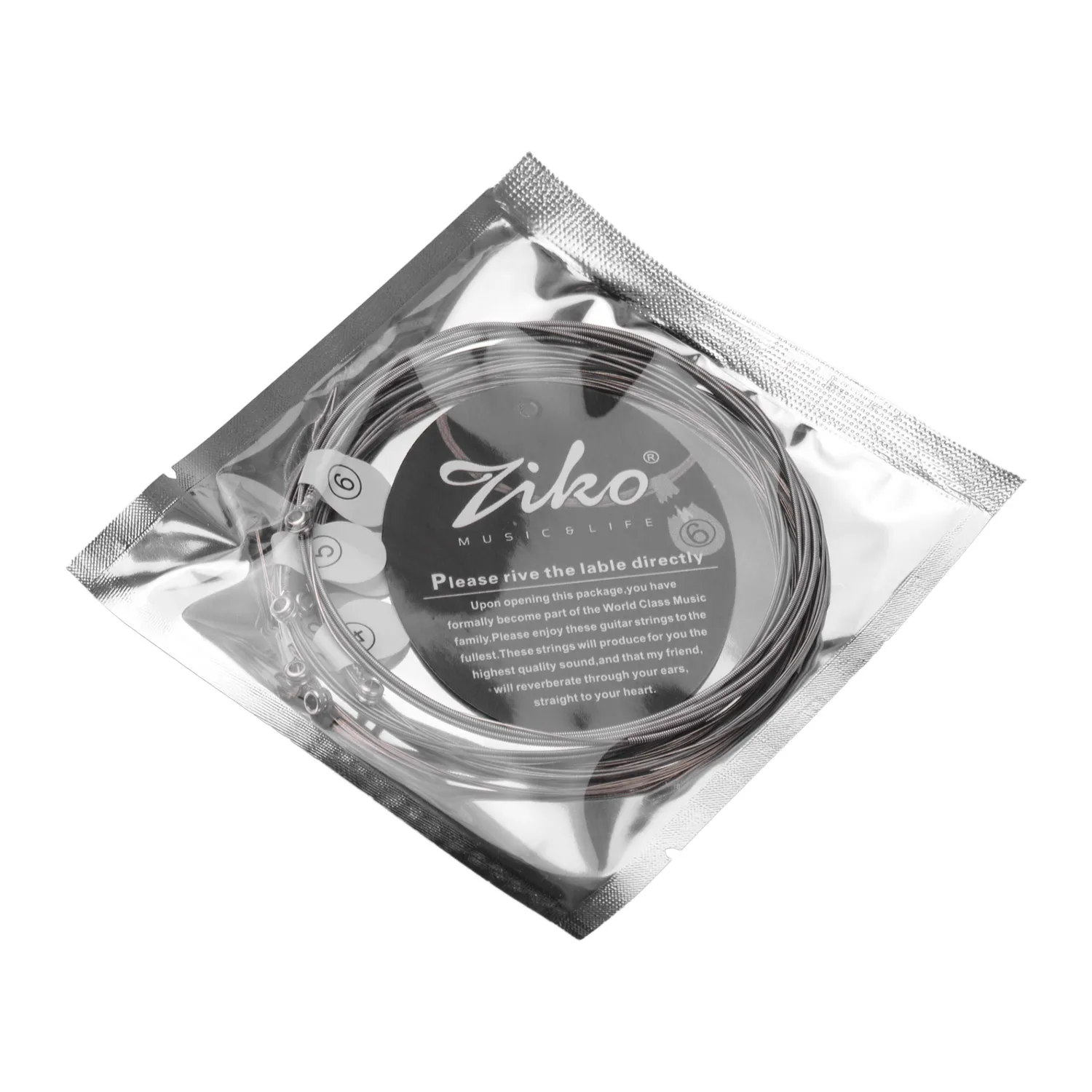 

Электрогитары струны Шестигранная проволока из сплава с никелевой обмоткой яркий коррозионно-стойкие 6 набор струн (.010-.046)