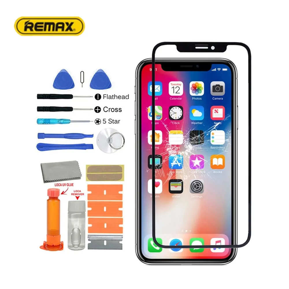 Оригинальный ЖК экран для iPhone X XR XS MAX 11 11pro max Защита экрана Замена переднего