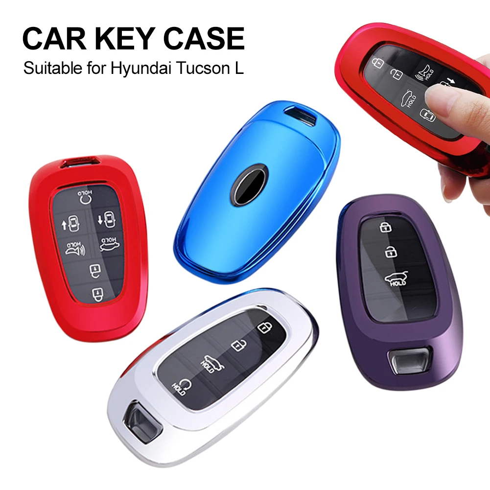 

Hot Sale Car Key Case Silicone TPU Car Remote Key Fob Cover Protection Key Bag Protective Case for Hyundai Tucson L Accessories