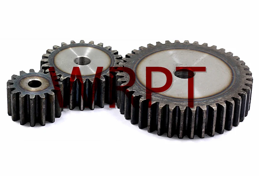 3 modulus spur gears 55 teeth standard hardened cylindrical thickness 30mm 45# steel tooth surface quenched |