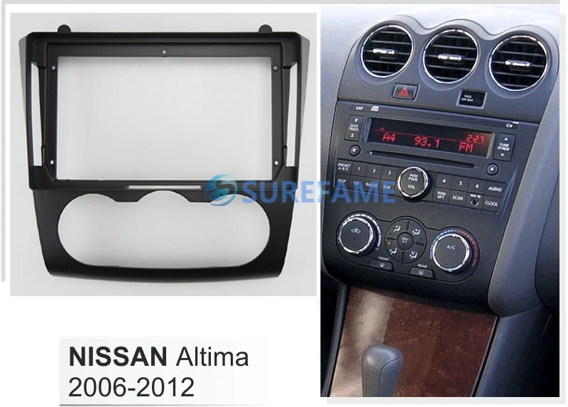 9 дюймов Автомобиль фриз радио Панель для NISSAN Altima 2006 2012 (поскольку мерки снимаются