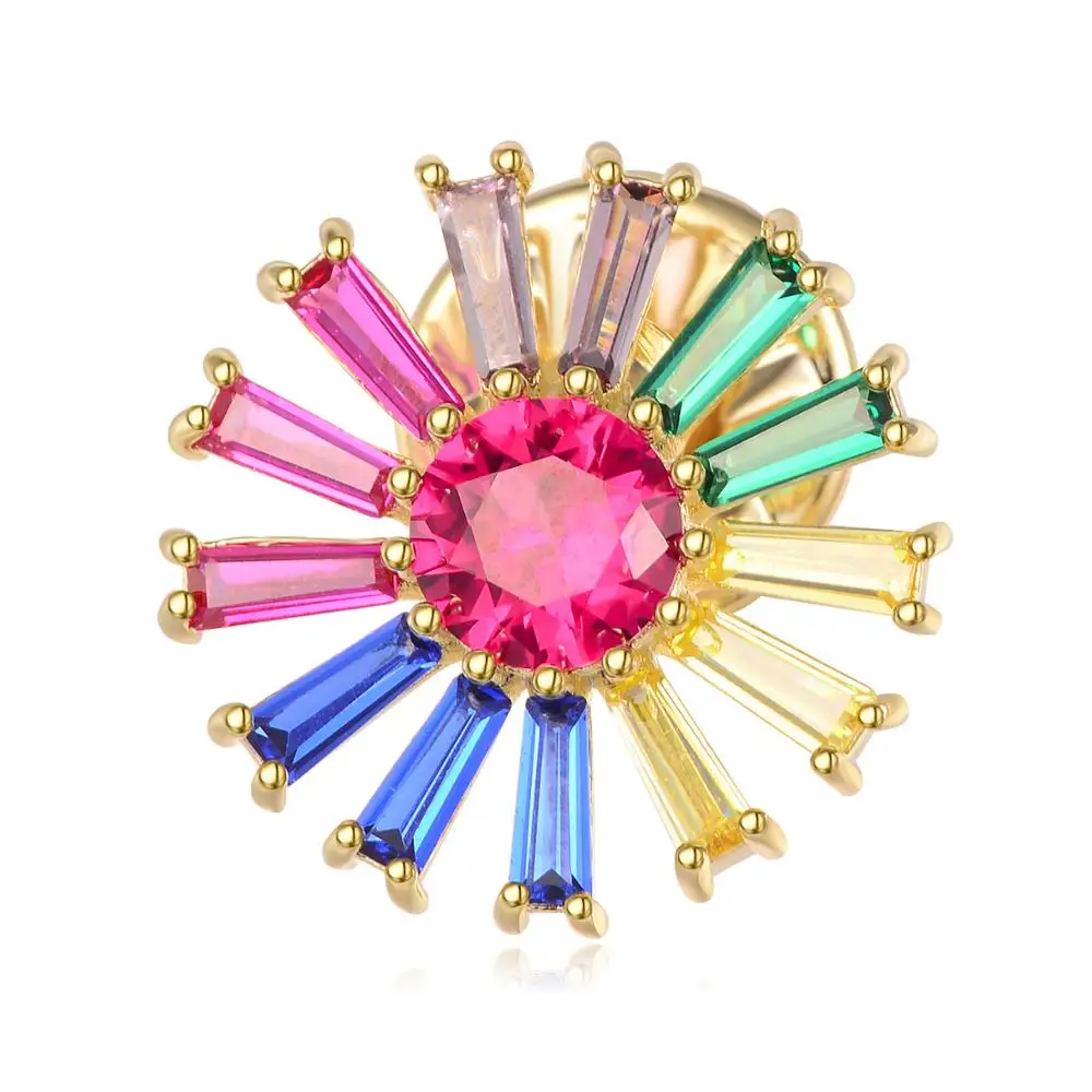 Брошь в форме цветка Женская булавка-значок Рождественская брошь Ювелирное