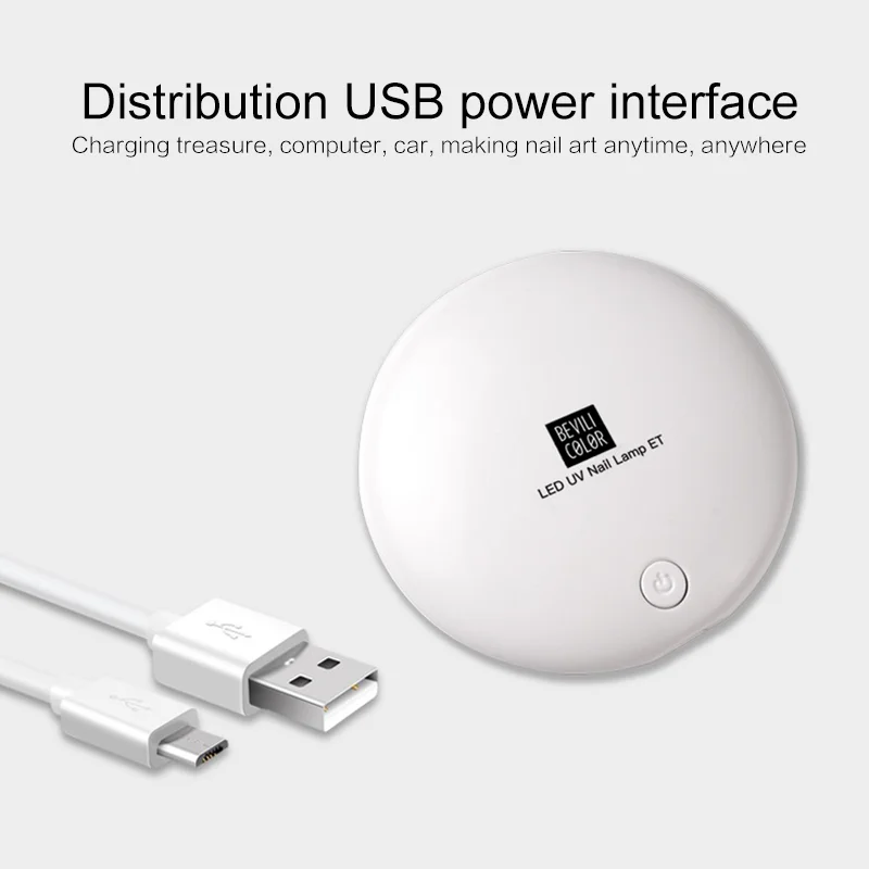 6 Вт портативный мини для ногтевой фототерапии сушилка USB СВЕТОДИОДНЫЙ светильник Сушилка для ногтей здоровье броня для ногтей Быстросохнущий гель ремонт ногтей инструмент