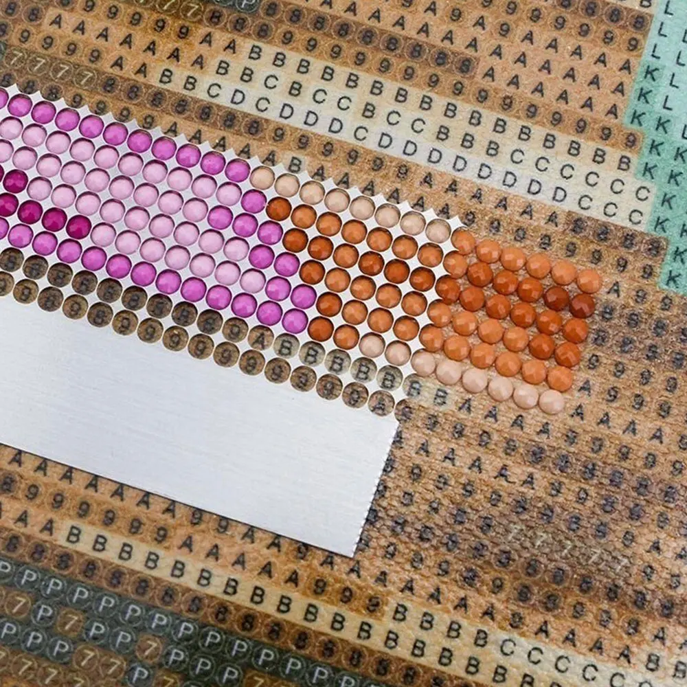 Картина линейка из нержавеющей стали 50 сеток 141 мм чистая Алмазная окрашенная