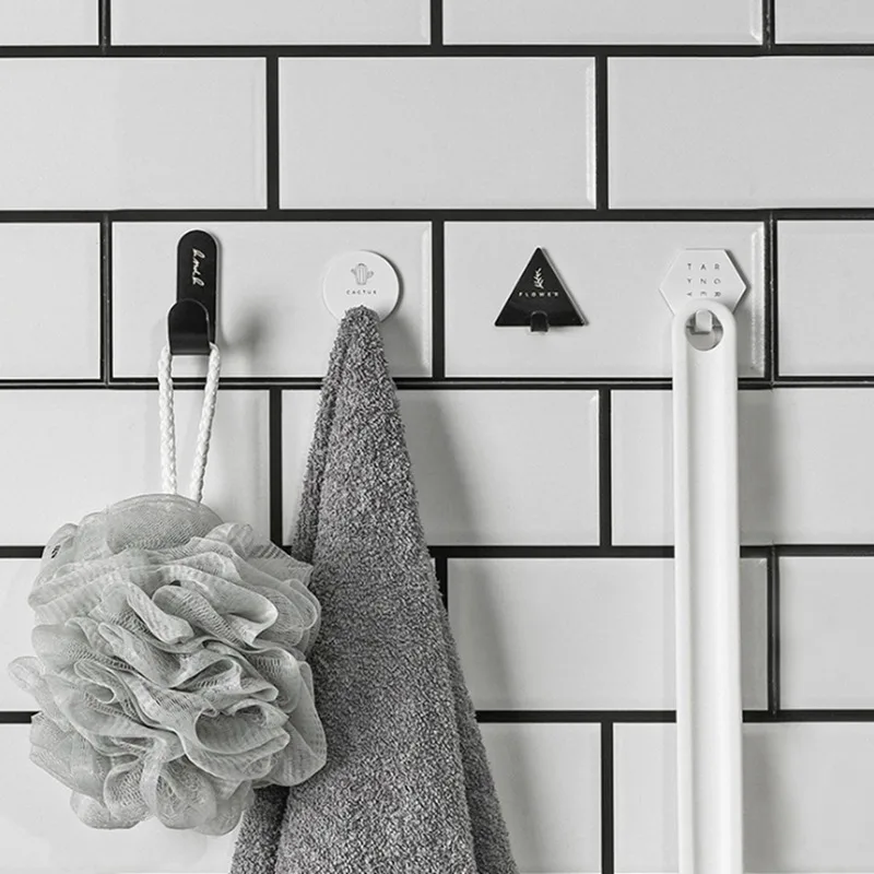 4 шт. железные застежки для ключей в нордическом стиле|Крючки и направляющие| |