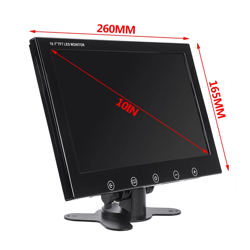 Pohiks 1 шт. ультратонкий портативный HD Автомобильный экран мини ТВ TFT LCD монитор