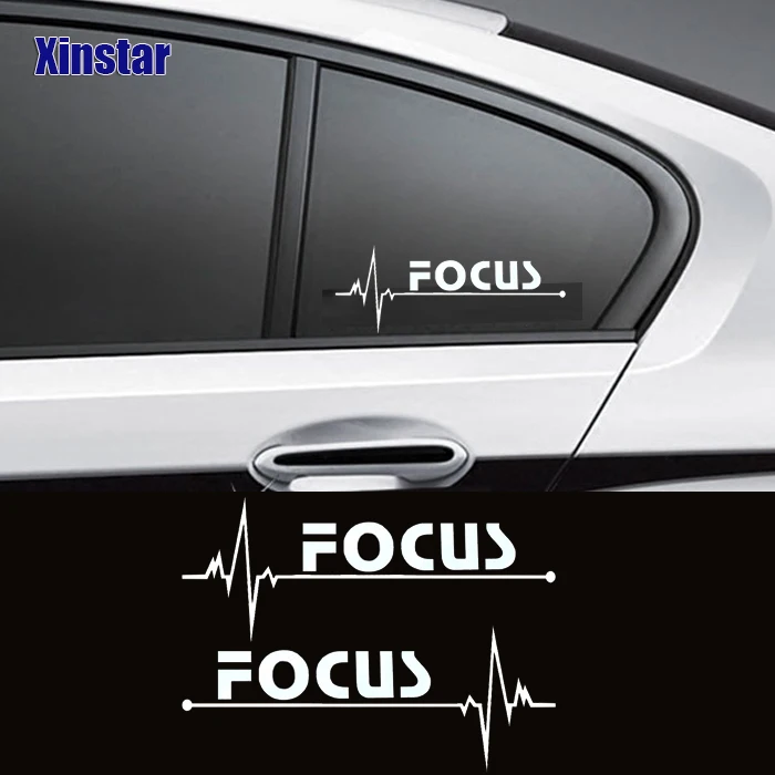 

2pcs Decal Sticker Car Windows Sticker For Ford Focus