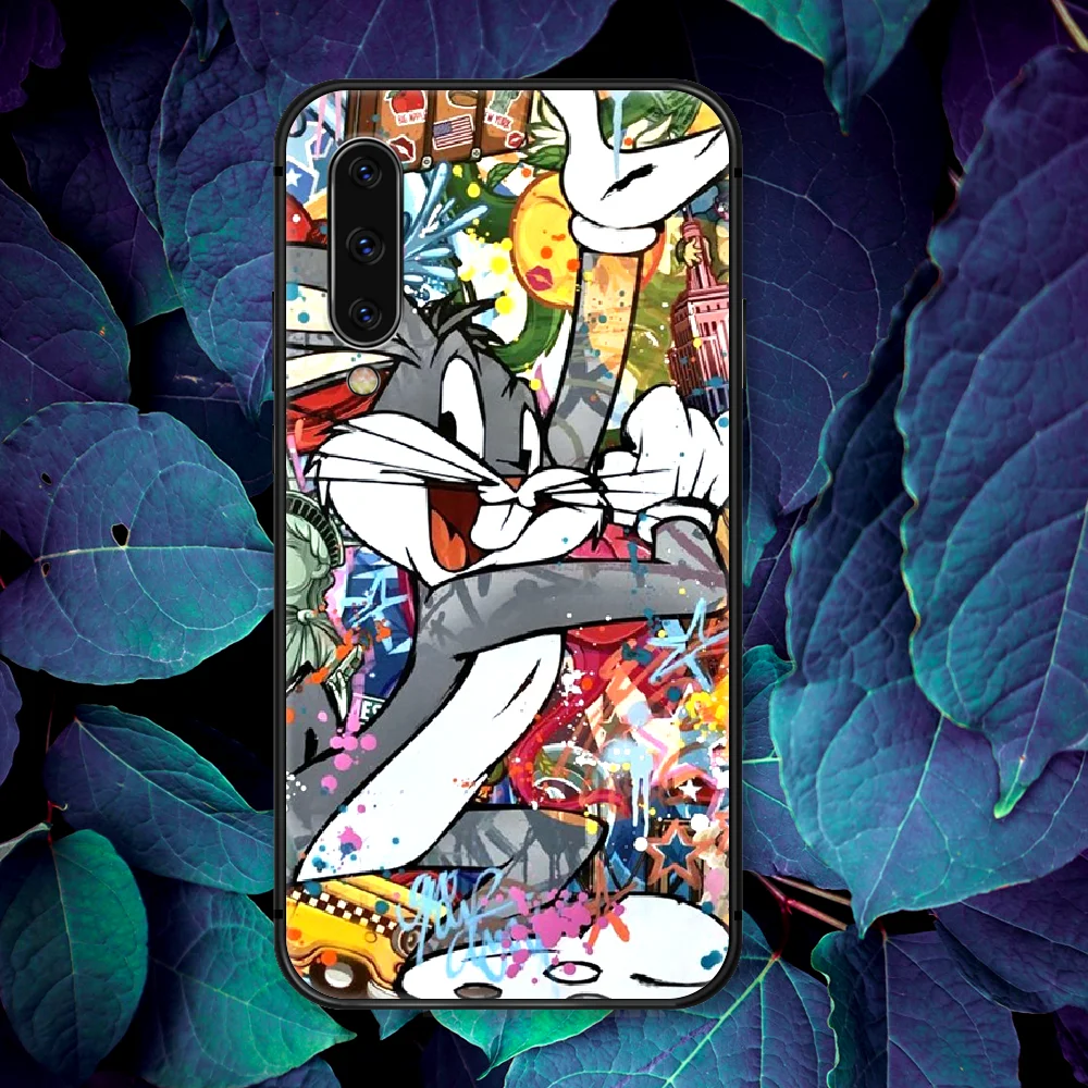 

Bugs Bunny Cute Cartoon Rabbit Phone Case For Samsung Galaxy A 3 5 7 8 10 20 20E 21S 30 30S 40 50 51 70 71 black Prime Silicone