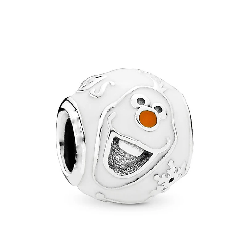 TOGORY, 2 шт./лот, бусины Минни из мультфильма Микки Маус, подходит для Пандоры, браслет, ожерелье, сделай сам, подвески, браслет для женщин, ювелирные изделия, подарки
