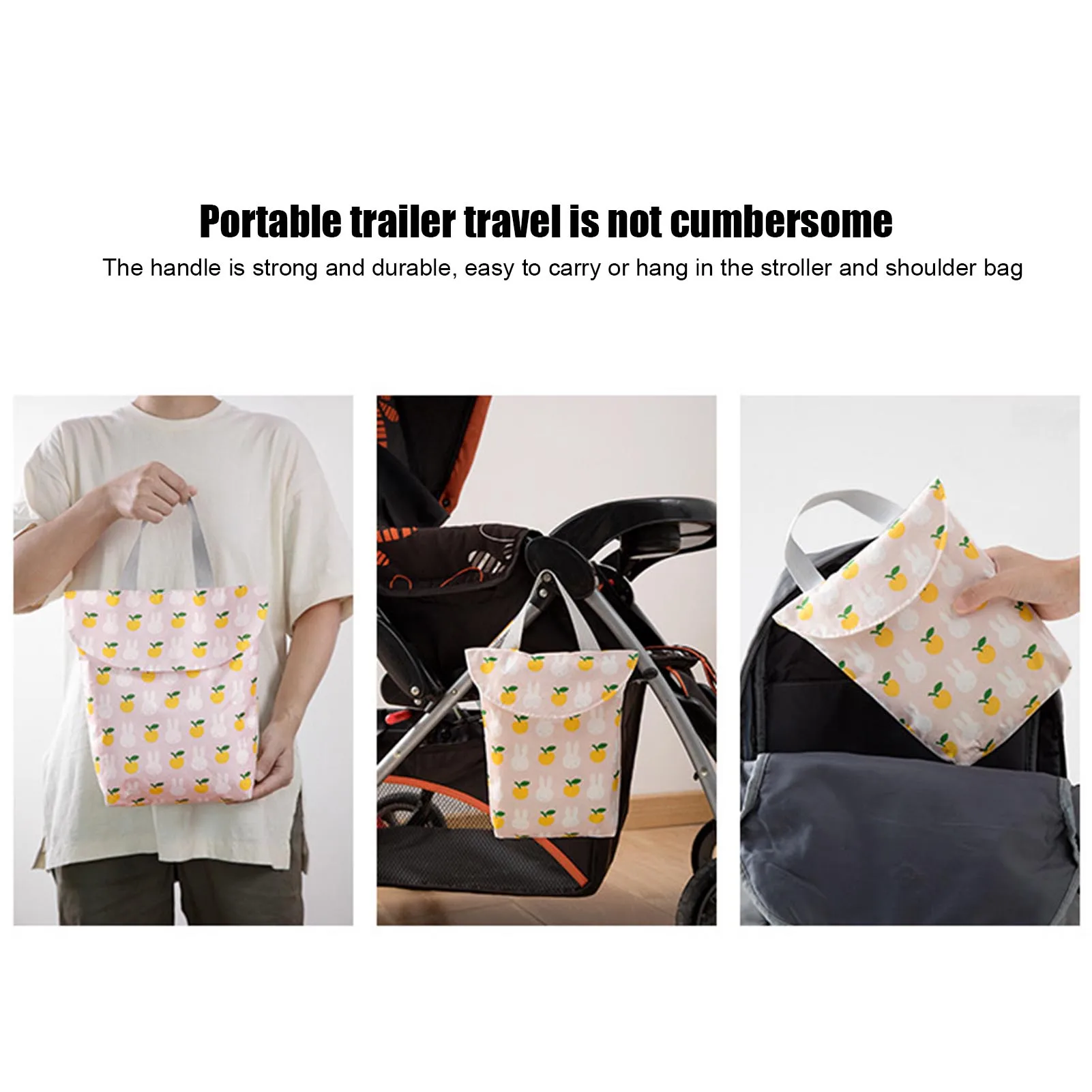 

Baby Diaper Bag Multifunctional Portable Waterproof Diaper Storage Bag Baby Diaper Bag Storage Portable Diaper Bag