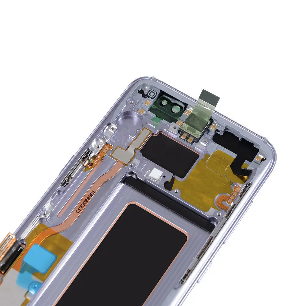 Original AMOLED with frame for Samsung Galaxy S8+ PLUS G955A G955U G955F G955V LCD display touch screen assembly with dots