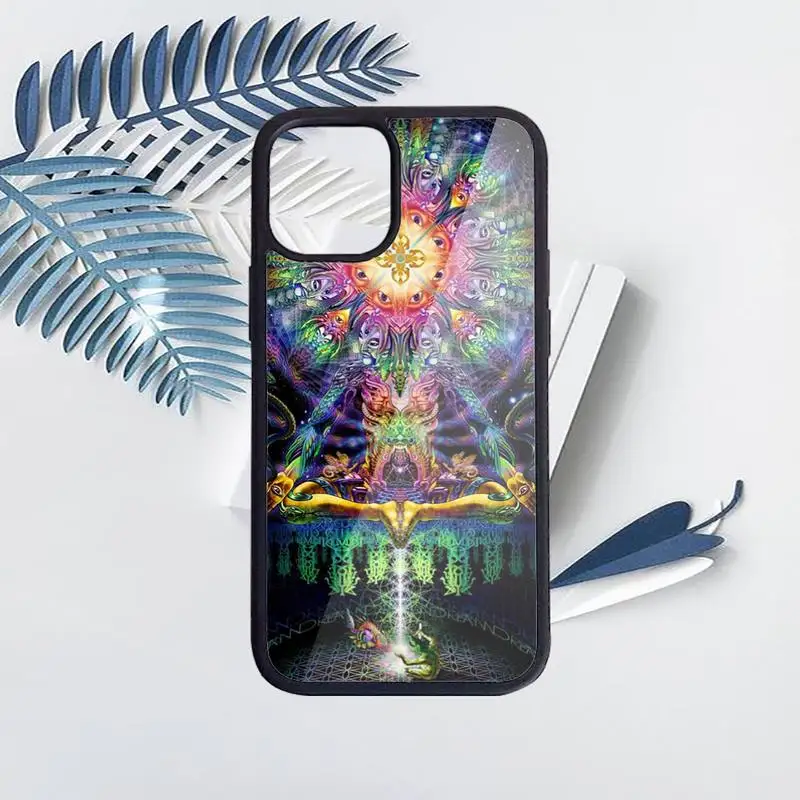 

The mandala chakra yoga painting Phone Case PC for iPhone 11 12 pro XS MAX 8 7 6 6S Plus X 5S SE 2020 XR