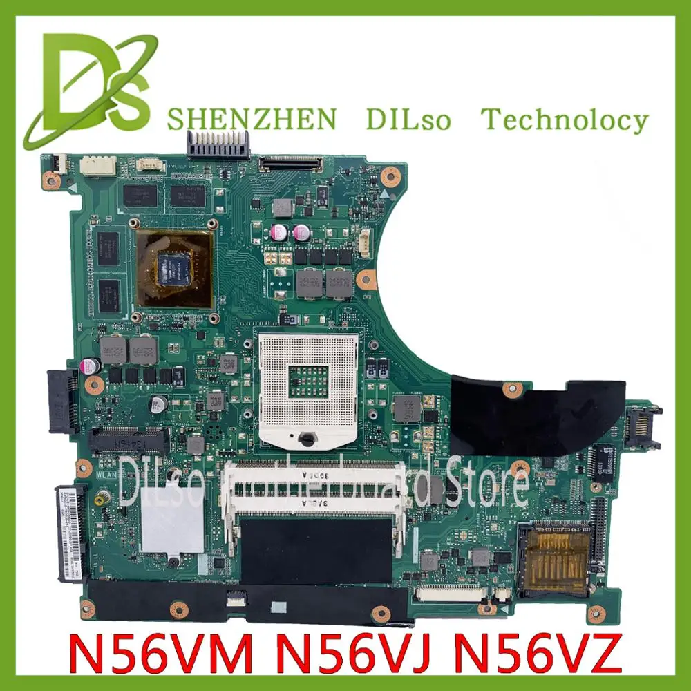 KEFU N56VM для ASUS N56V N56VV N56VZ N56VB N56 материнская плата GT650/GT630/GT635 Поддержка видео памяти I7