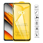 Закаленное стекло 9D для Xiaomi Poco X3 Pro NFC F3 M3 F2, защитные пленки для экрана Xiaomi Redmi Note 10, 8, 9 Pro, Note 9s, 10s, 9A, 9C, 9T, 8T