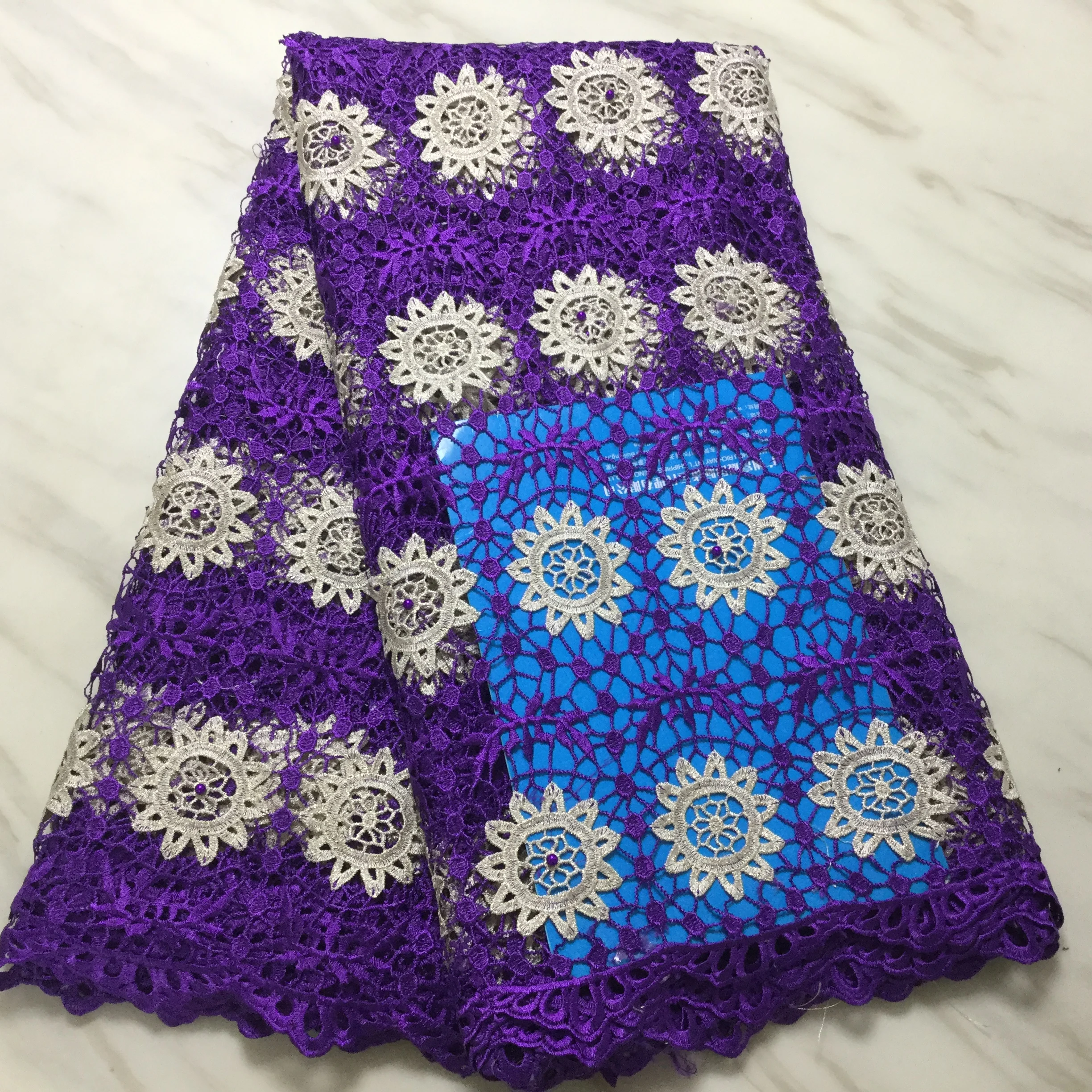 Французская нигерийская кружевная ткань высокого качества свадебное оранжевое