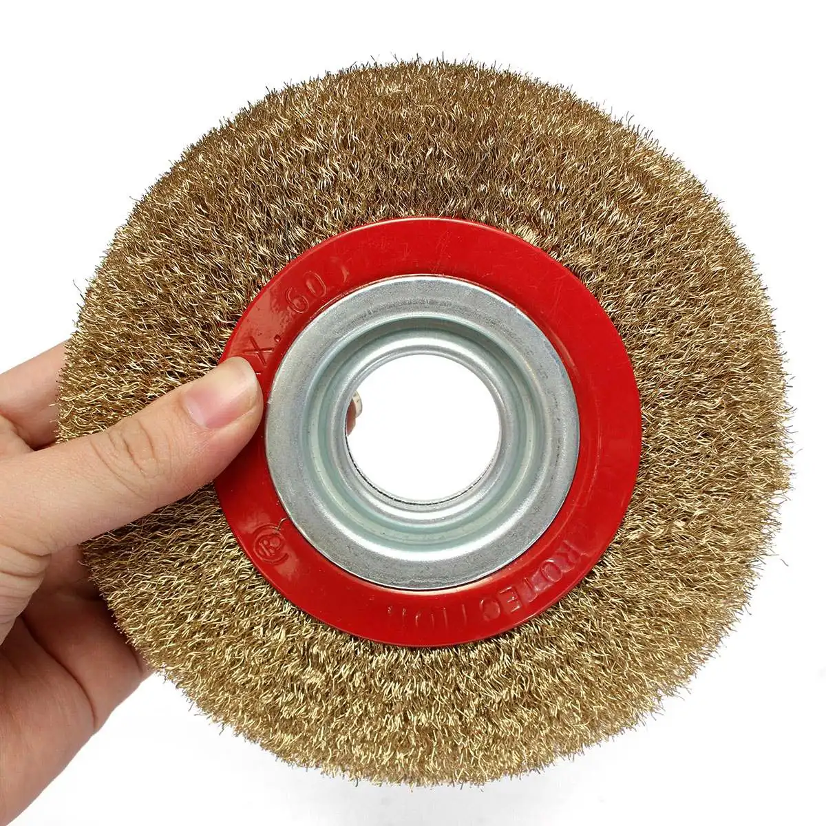 

Wire Brush 150mm Wire Wheels Round Brass Plated Steel Stainless Wire Brush Wheel For Bench Grinder Deburring 6"