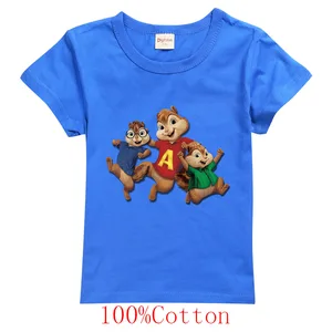 Alvin and The Chipmunks Clothes Girls 10 To 12 Teenage  Boys Graphic Tee  Kids Summer Teen Girl Clothing Costumes  7-12y