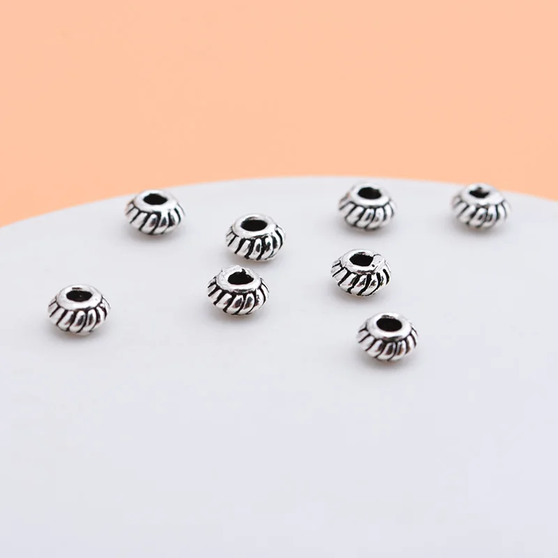 10 шт. буддизм бусы septa S925 стерлингового серебра тайские серебряные | Отзывы и видеообзор