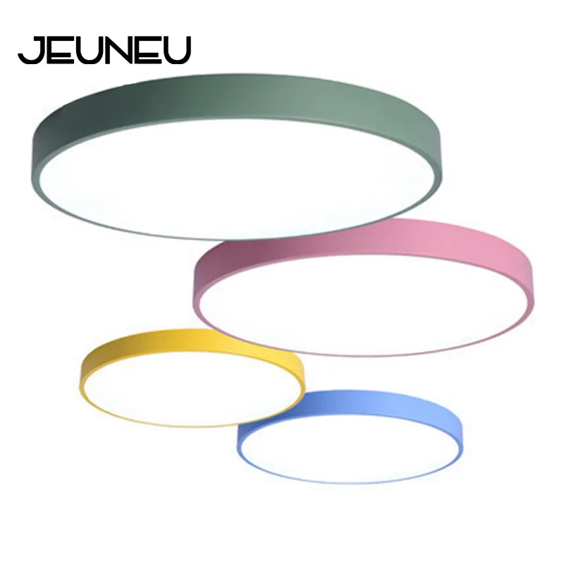 

Современная Минималистичная потолочная светодиодная лампа, ультратонкие круглые акриловые потолочные светильники для спальни, кухни, гос...