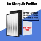 FZ-F50HFE FZ-F50DFE для Sharp FP-J40 FP-JM40 FP-G50 FP-GM50 Воздухоочистители Замена угольным HEPA фильтр 380*240*32 10 мм