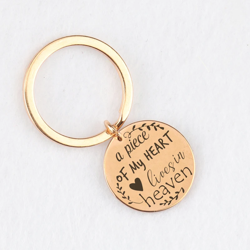 Мемориал круглые ювелирные изделия выгравированы кусок моего сердца жизни на