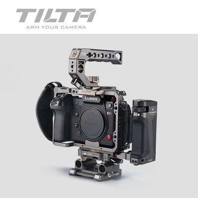 Tilta фотоаппарат клетка для PANASONIN S1H/S1 S1R аксессуары Полный с ручкой сверху опорной