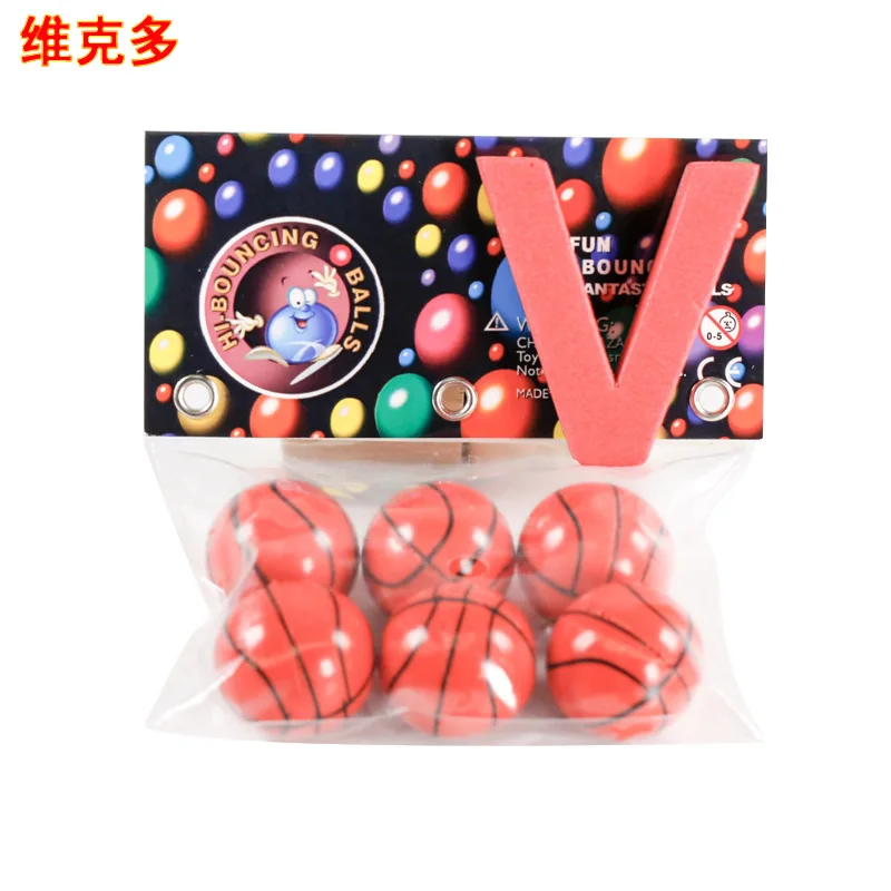 6 шт./лот забавные игрушечные мячи детский надувной мячик твердый баскетбольный