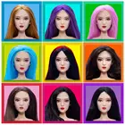 Хороший макияж 16 голова принцессы классические китайские кукла Леди головки хорошие швейные волосы королевская принцесса кукла часть Сделай Сам одевание аксессуары