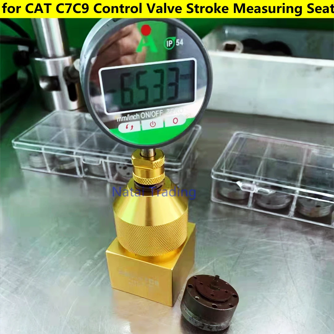 for CAT C7 C9 Diesel Common Rail Injector Control Valve AHE Armature Travel Test Stroke Measuring Seat