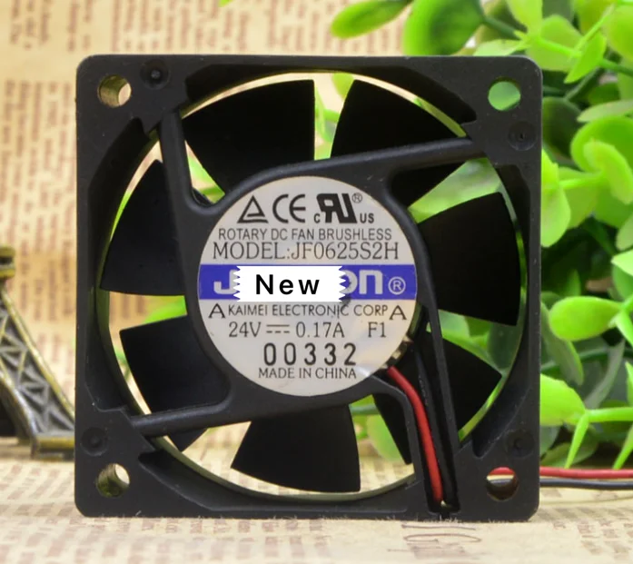 

Kaimei JF0625S2H 24V 0.17A 6CM 6025 2-wire cooling fan