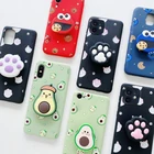 Чехол-подставка для iPhone 12, 11 Pro Max, Mini, 8, 7, 6S Plus, 10, X, Xr, Xs Max, 5, SE 2020, 5s, силиконовый